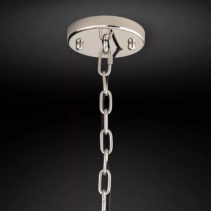 1920S Odeon Square Chandelier 22"