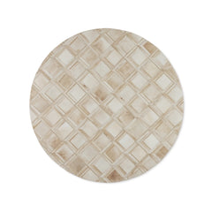 Greer Natural Hair-on-Hide Rug Round Carpet For Living rooms Dining Spaces Bedrooms