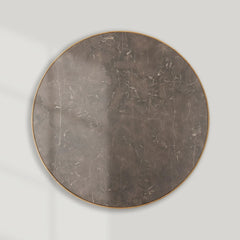 Astor Round Marble Top Dining Table With Oak Wood Base