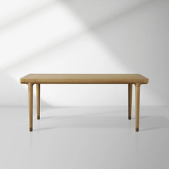 Eletta European White Oak Extensions Dining Table