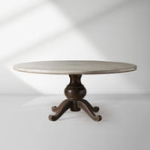 Girardi Geo Link Bell'Arte Hand-Painted Round Dining Table