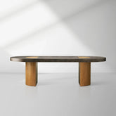 Acacius Oval Dining Table Reclaimed Yukas Wood