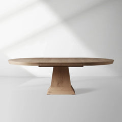 Leighton Round Extension Dining Table with Leaves