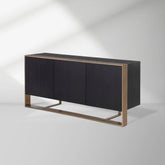 Dolton Modern Wood Sideboard Steel Frame Buffet Cabinets