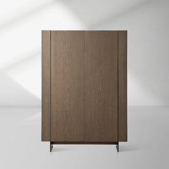 Mihaela Chestnut Wood Sideboard Buffet Storage Cabinet