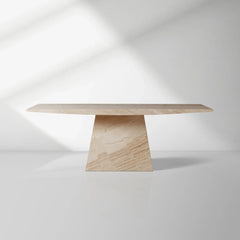 Ilaria Italian Travertine Dining Table