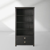 Telegraph Solid Wood Office Bookcase Hand-Distressed Tall Cabinets