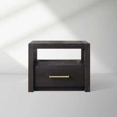 Palmer Storage Nightstand Wood Bedside Table Parsons Night side Cabinet With Drawer