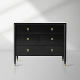 Lavenir French 6-Drawer Chest Dressers Wood Storage Cabinet