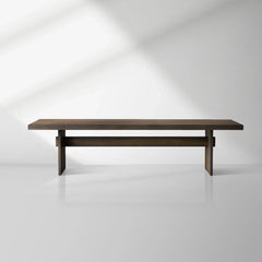 Mihaela Romanian Oak Dining Table in Chestnut