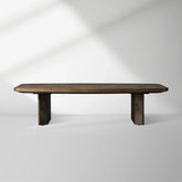 Pola Wood Coffee Table Wabi-Sabi Living Room Center Tea Table
