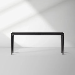 Park Ash Wood Entryway Console Table Black Hallway Entrance Table