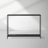Kavali Slim Metal Entrance Console Table Solid Iron Frame Hallway Entryway Table