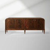 Frances Vintage Sideboard Mahogany buffet Storage Cabinet Wood Entryways Cabinet