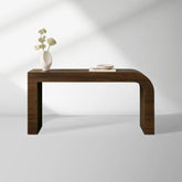 Pliego Guanacaste Wood Entryway Console Table Hallway Entrance Table