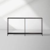 Kavali Console Table Solid Iron Frame Entrance Side Table