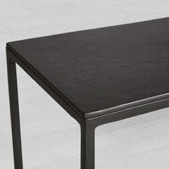 Kavali Metal Entryway Console Table Solid Iron Frame Hallway Entrance Table