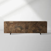 Polanco Salvaged Ash Sideboard Wood Buffet Cabinet Table Living Room Entryways TV Cabinet