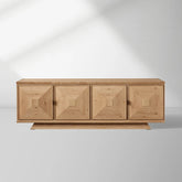 Pelham Indonesia Distressed Sideboard Wood Buffet Table Wood Living Room Entryways TV Cabinet