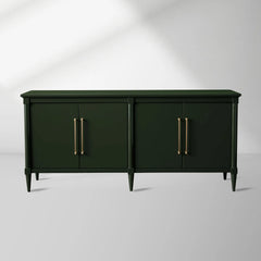 Oakleigh High-Gloss Lacquer Sideboard Wood Buffet Tables Living Room Entryways Storage Cabinet