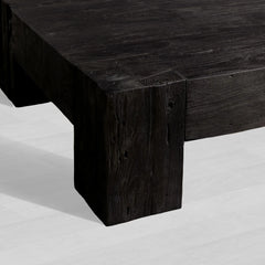 Ubud Square Reclaimed Teak Coffee Table Wood Living Room Center Tea Table Vintage Cocktail Table