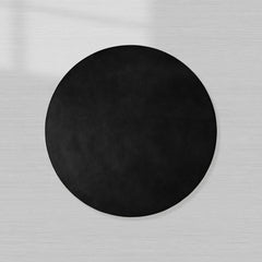 Kyoto Round Coffee Table Nickel-Plated Cast Aluminum Cocktail Table Living Room Metal Center Tea Table