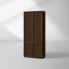 Nason Modular Oak Tall Display Cabinet Modern Living Room Large lockers