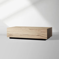 Sullivan Rectangle Coffee Table Living Room Oak Wood Center Tea Table Rural Cocktail Table