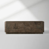 Polanco TV Stand Unit Wood Sideboard Media Console Ash Entryways Storage Cabinet