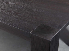 Parsons Solid Oak Rectangle Dining Table