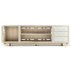 Water Pelagic Sculpted TV Stand Storage Cabinet