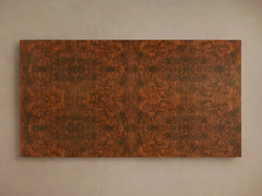 Cinzia Rectangle Burl Coffee Table Plinth-style Base Cocktail Table Wood Sofa Center Tea Table