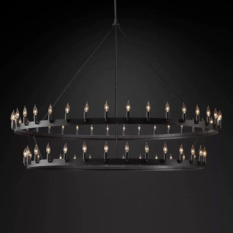 Camina Vintage Candelabra 2-Tier Chandelier