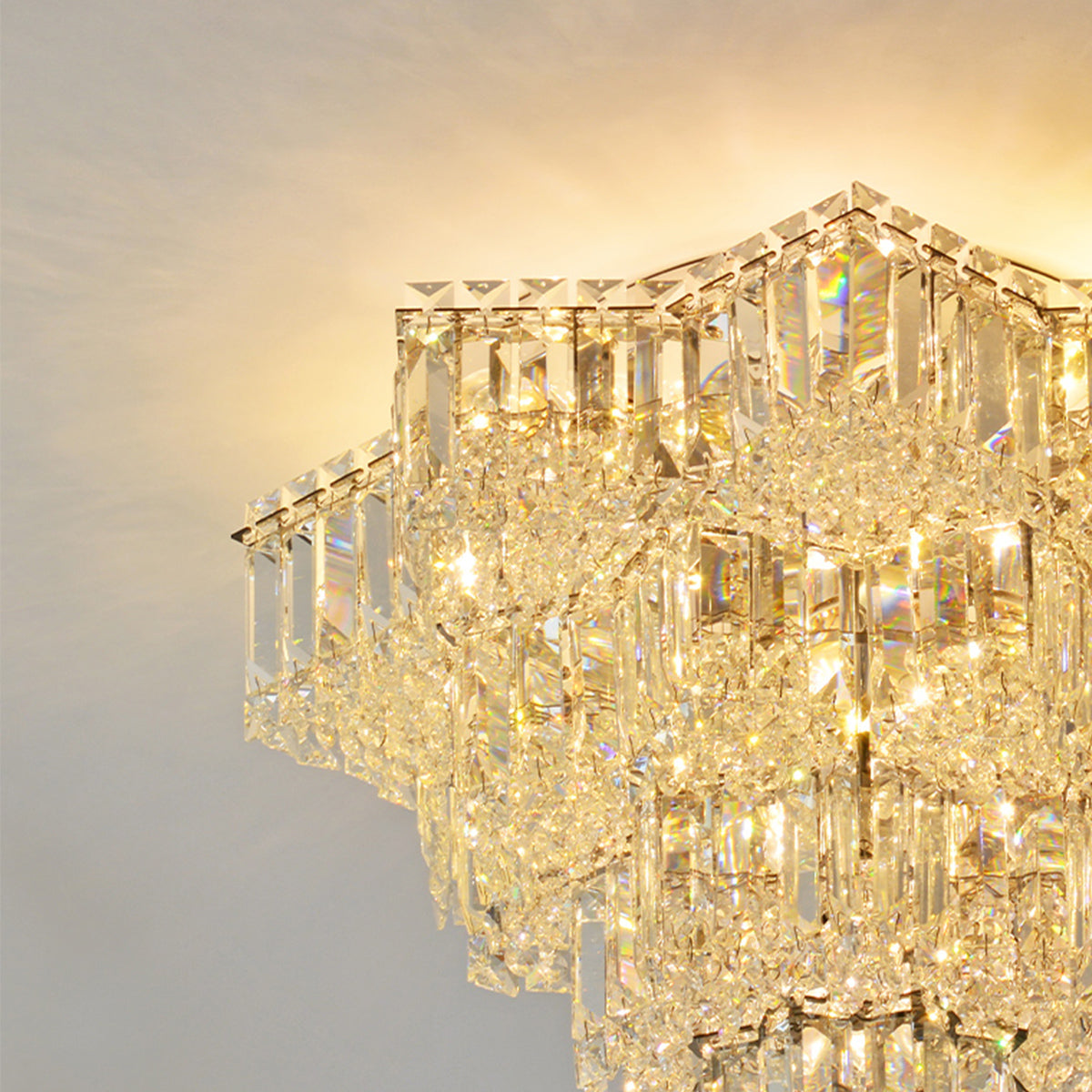 Star Crystal Ceiling Light