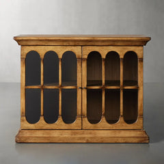 Merritt Low Dining Buffet Cabinet Solid Pine Sideboard