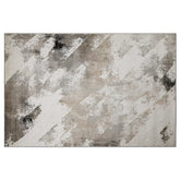 Puxina Abstract Brushstroke Neutral Area Rug with Casual Art & a Sense of Relaxation Carpet Modern Brushstroke Wash Style