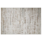 Puxina Abstract Linear Texture Neutral Area Rug with Minimalist Order & Casual Art Carpet Modern Linear Texture Style