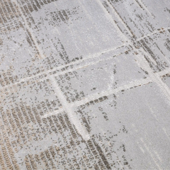 Puxina Soft Grid Calm Modern Area Rug with Soft Cross-Pattern & Gradient Texture Carpet
