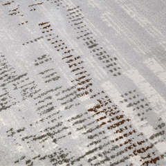 Puxina Soft Linear Texture Neutral Area Rug with Minimalist & Relaxing Carpet Soft Script Texture Style