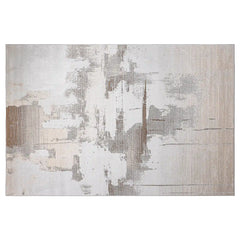 Puxina Soft Washed Brush Abstract Area Rug with Art & Spontaneity Carpet Artistic Wash Style