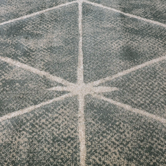 Torino Faceted Grid Abstract Neutral Area Rug with a Sense of Order & Design Carpet Modern Geometric Starburst Style