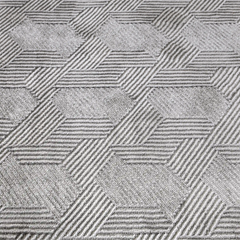 Shafei Textured Geometric Calm Interior Area Rug with 3D Herringbone Pattern & Gradient Texture Carpet