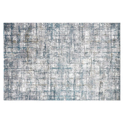 Torino Interwoven Grid Abstract Neutral Area Rug Understated Textured Carpet Modern Minimalist Grid Style
