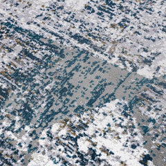 Torino Fragmented Mosaic Abstract Neutral Area Rug Modern Distressed Fragmented Geometric Style Carpet
