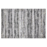 Torino Vertical Rainline Neutral Area Rug with Relaxed Feel & Natural Texture Carpet Modern Rainline Texture Style