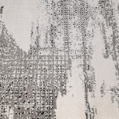 Xiangshe Layered Linear Abstract Neutral Area Rug with Deconstructed Sketch Style Carpet