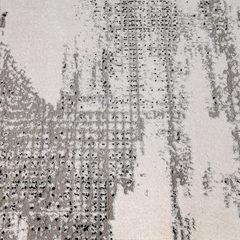 Xiangshe Textured Grid Modern Area Rug Artistic & Retro Minimalist & Rational Style Carpet