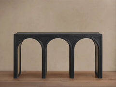 Hattie Oak Entrance Console Table Country Entryway Table