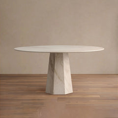 Modena Round Italian Marble Dining Table