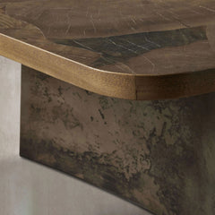 Pola Wood Coffee Table Wabi-Sabi Living Room Center Tea Table